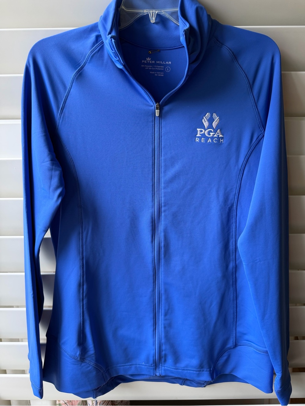 Peter Millar Royal Blue Full-Zip PGA REACH Jacket
